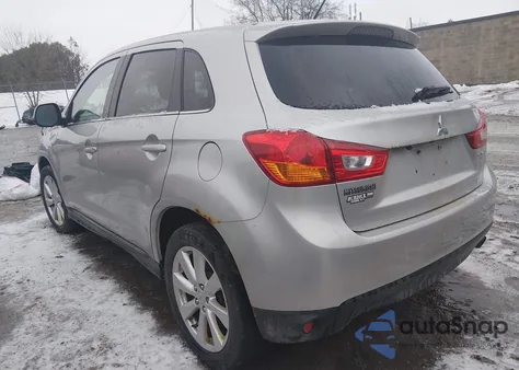 2014 Mitsubishi Outlander Sport Se из США, поврежденный, VIN 4A4AR4AUXEE007589